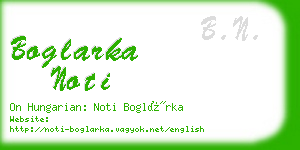 boglarka noti business card